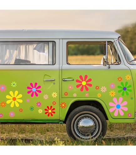 Amazon.com - 2PCS Grass Leaves Color Butterfly Car Decal
